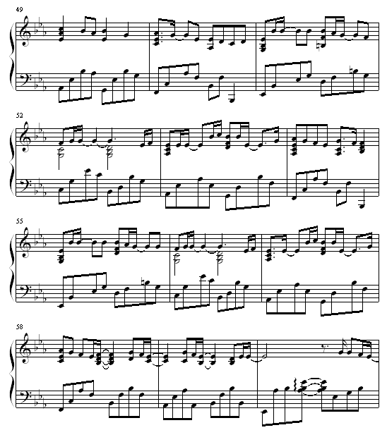 水之证钢琴曲谱（图5）