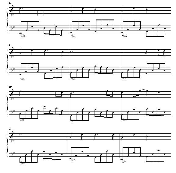 风云钢琴曲谱（图2）