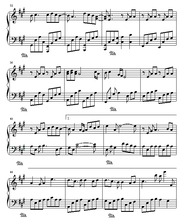 六月的雨-愛爾蘭咖啡版钢琴曲谱（图3）