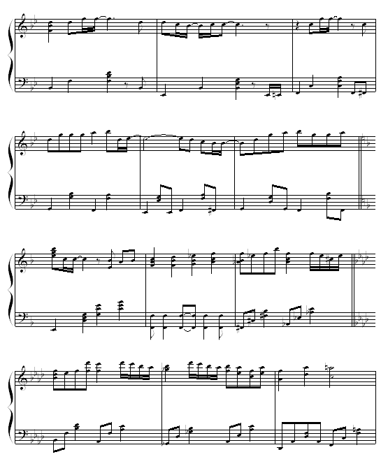 secret of my heart钢琴曲谱（图2）