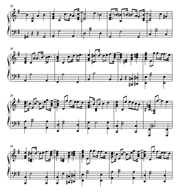 命运-浪漫满屋-blue16版钢琴曲谱（图2）