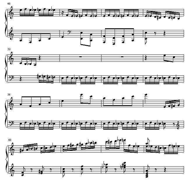 野蜂飞舞钢琴曲谱（图4）