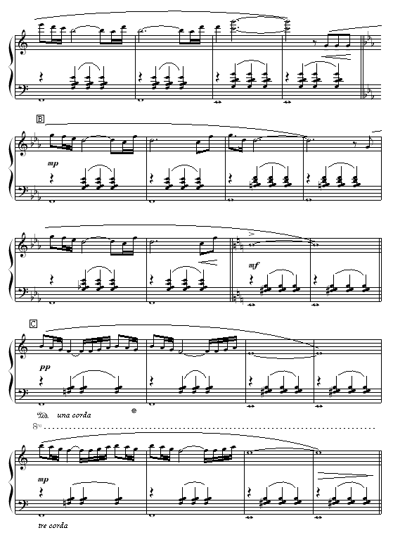 A Summers Day钢琴曲谱（图2）