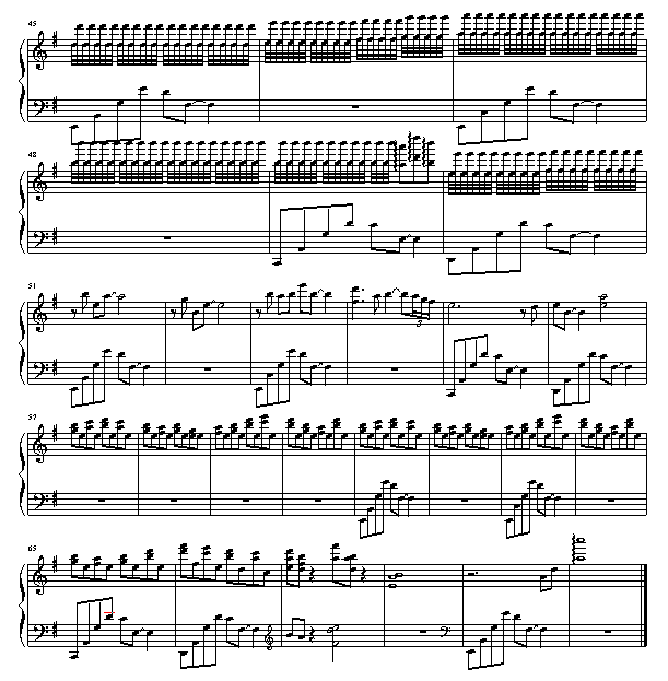 第六号车站-千与千寻钢琴曲谱（图2）