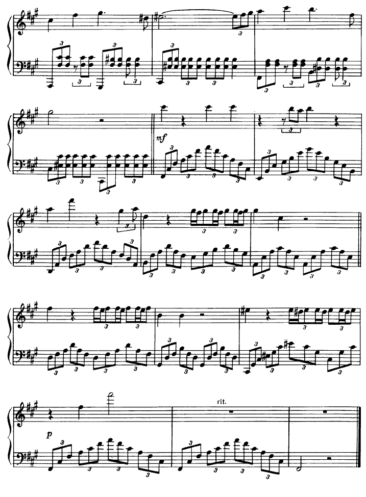 Chi mai-电影《Maddalena》主题曲钢琴曲谱（图3）