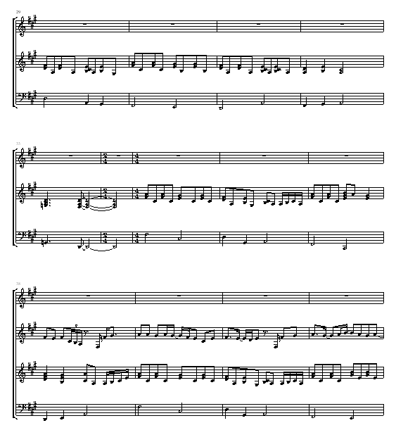 月光钢琴曲谱（图4）
