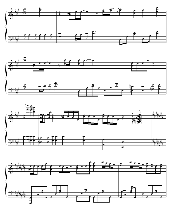 secret of my heart钢琴曲谱（图6）