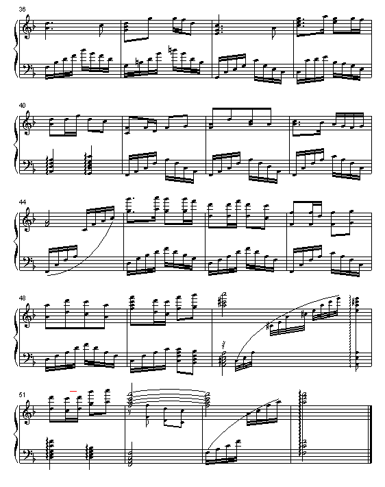 红星照我去战斗-李双江钢琴曲谱（图3）