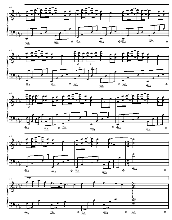 神话 (成龙,金喜善)钢琴曲谱（图4）