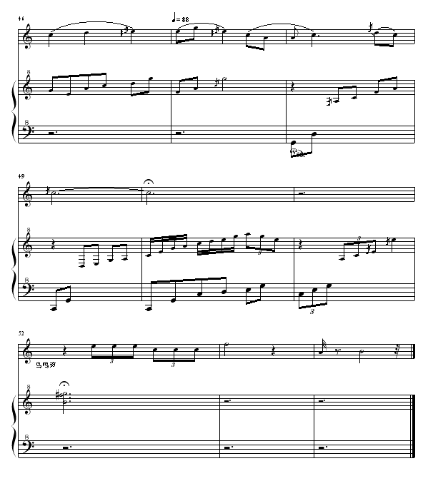 月光下的凤尾竹钢琴曲谱（图6）