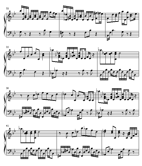 Ending钢琴曲谱（图3）