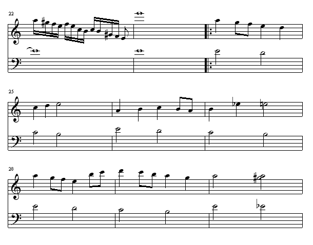 蓝宝石之谜里NEMO弹的曲子钢琴曲谱（图3）
