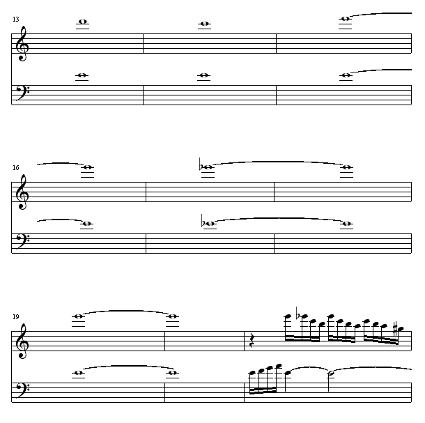 蓝宝石之谜里NEMO弹的曲子钢琴曲谱（图2）