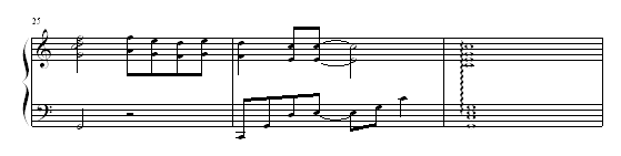 静かな夜に钢琴曲谱（图3）