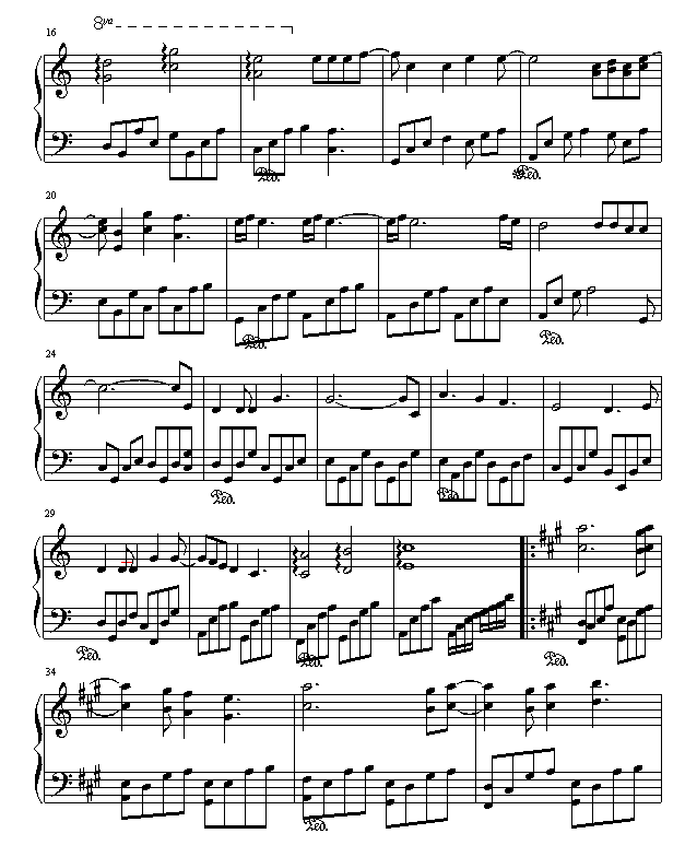 永恆的囬憶-仙剑插曲钢琴曲谱（图2）