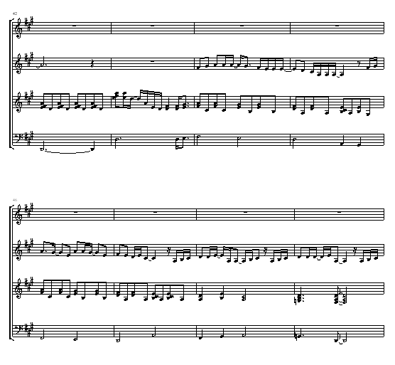 月光钢琴曲谱（图5）