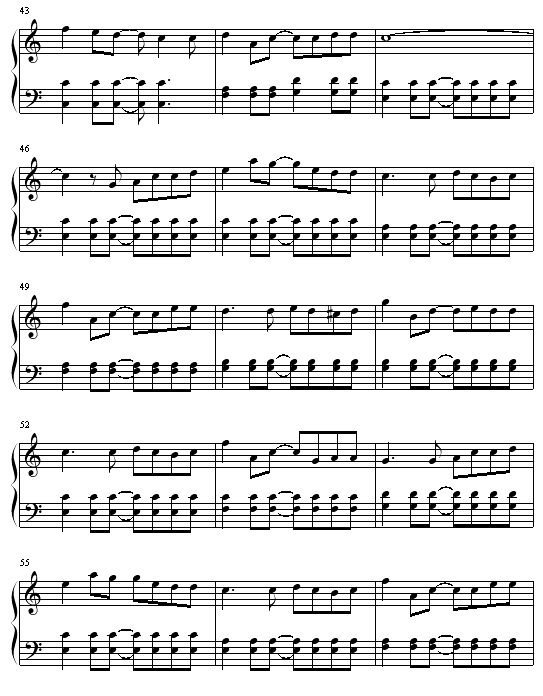 猫的报恩钢琴曲谱（图4）