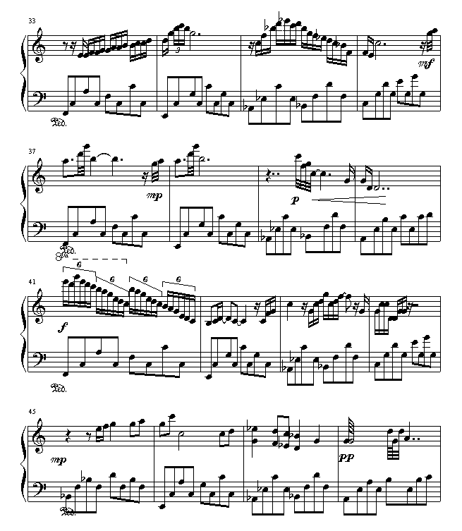 大航海二-雾之港钢琴曲谱（图3）