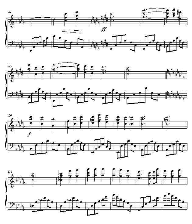 星空のワルツ钢琴曲谱（图4）
