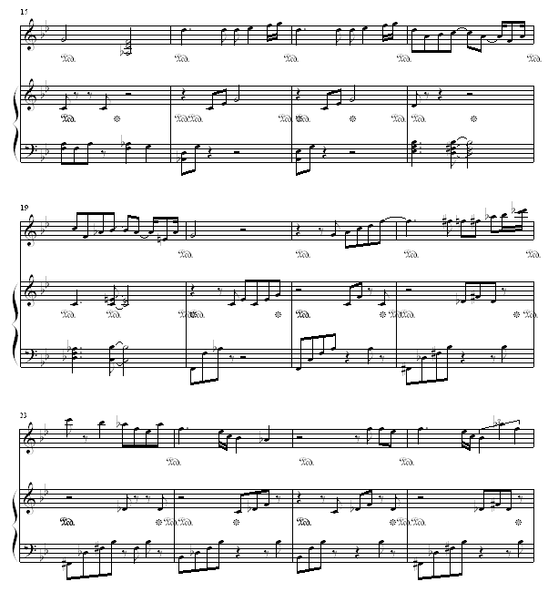 心の影钢琴曲谱（图2）