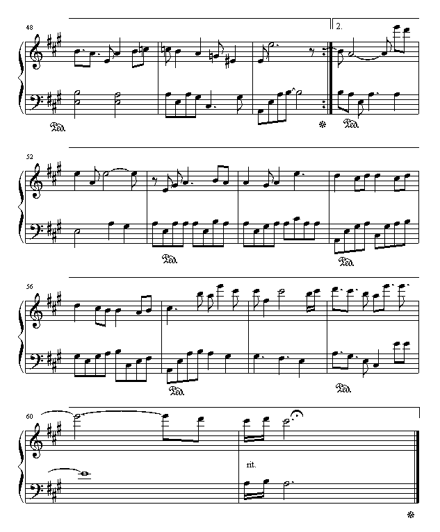 六月的雨-愛爾蘭咖啡版钢琴曲谱（图4）