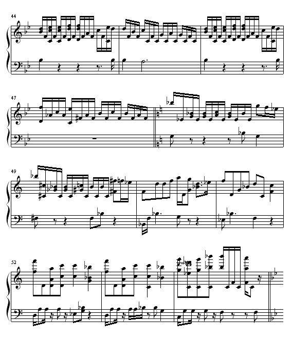 Ending钢琴曲谱（图4）