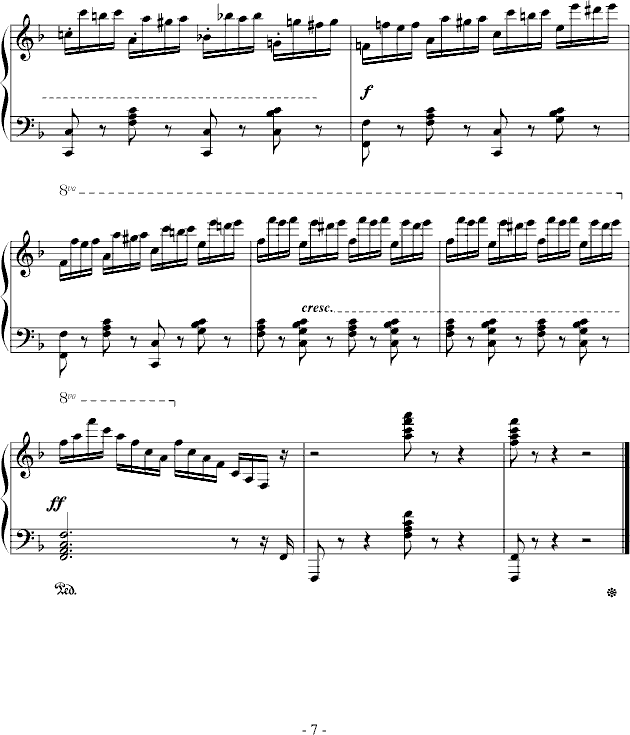 车尔尼740钢琴曲谱（图7）