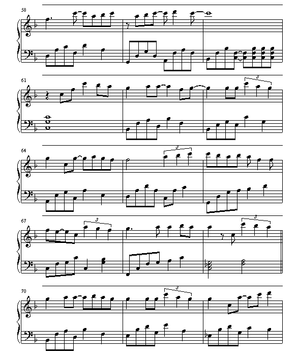 遗失的美好-海豚湾恋人钢琴曲谱（图5）