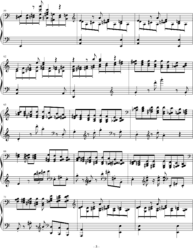 第二钢琴奏鸣曲 第二乐章钢琴曲谱（图5）