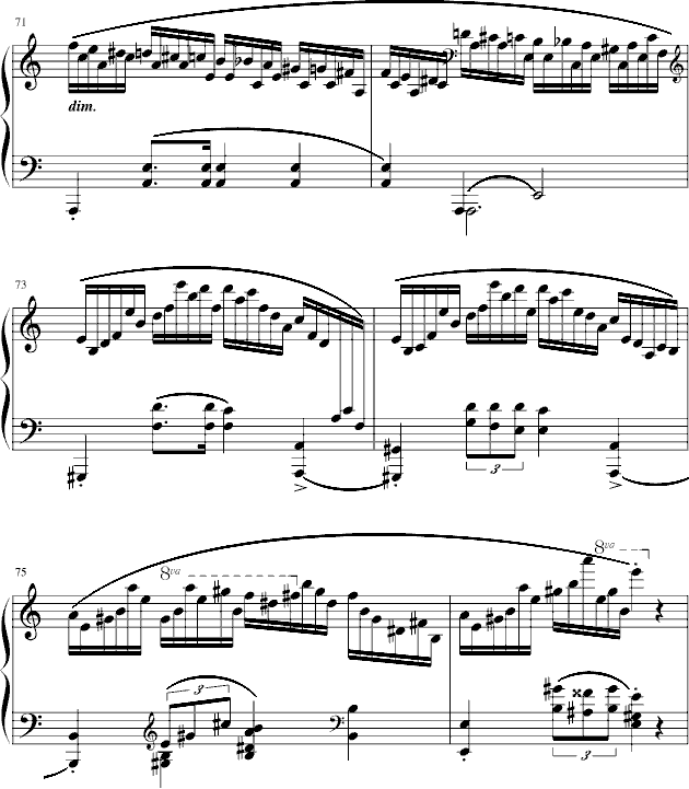 练习曲Op.25 No.11钢琴曲谱（图12）