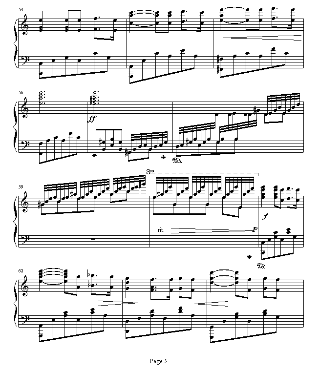 初春-神秘园钢琴曲谱（图5）