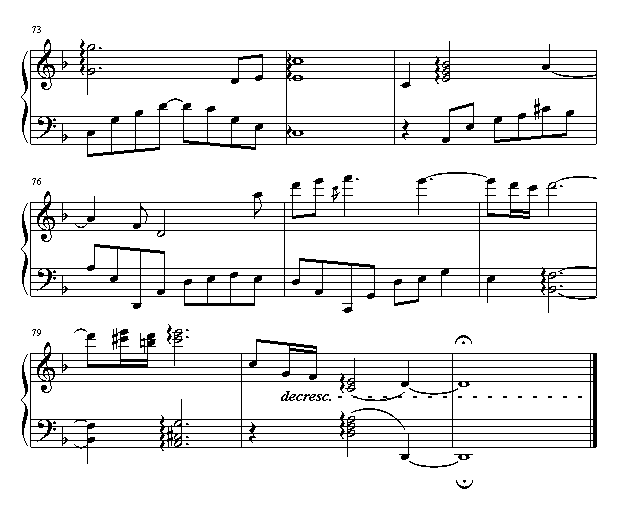 守候-游戏《新绝代双骄3》主题曲钢琴曲谱（图6）