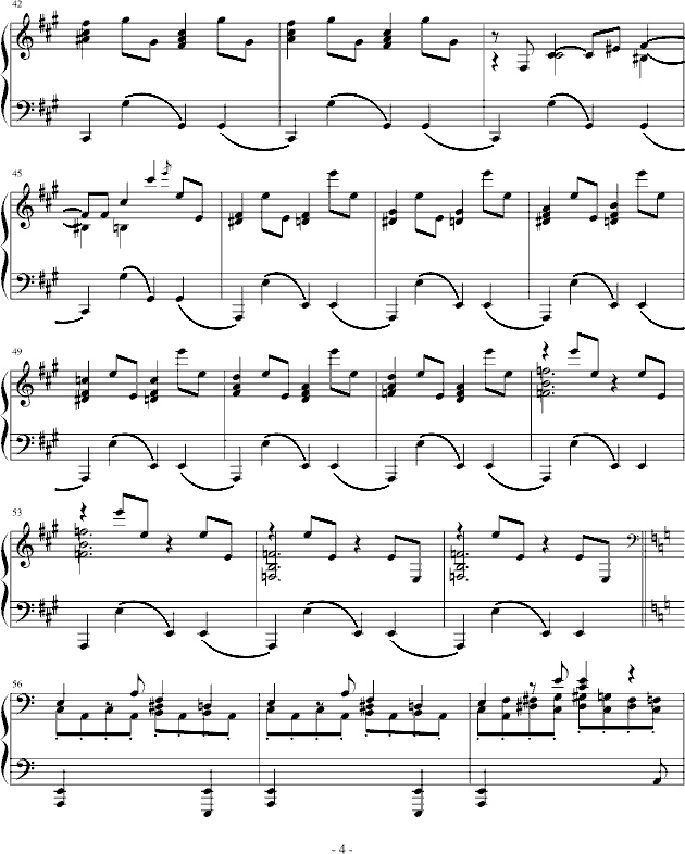 第二钢琴奏鸣曲 第二乐章钢琴曲谱（图4）