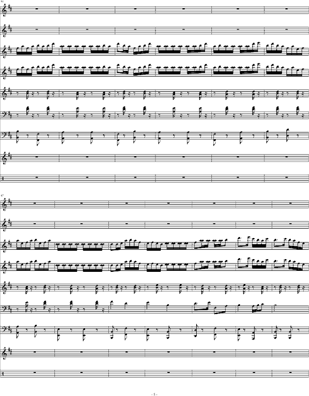 紫竹调（民乐合奏）钢琴曲谱（图5）