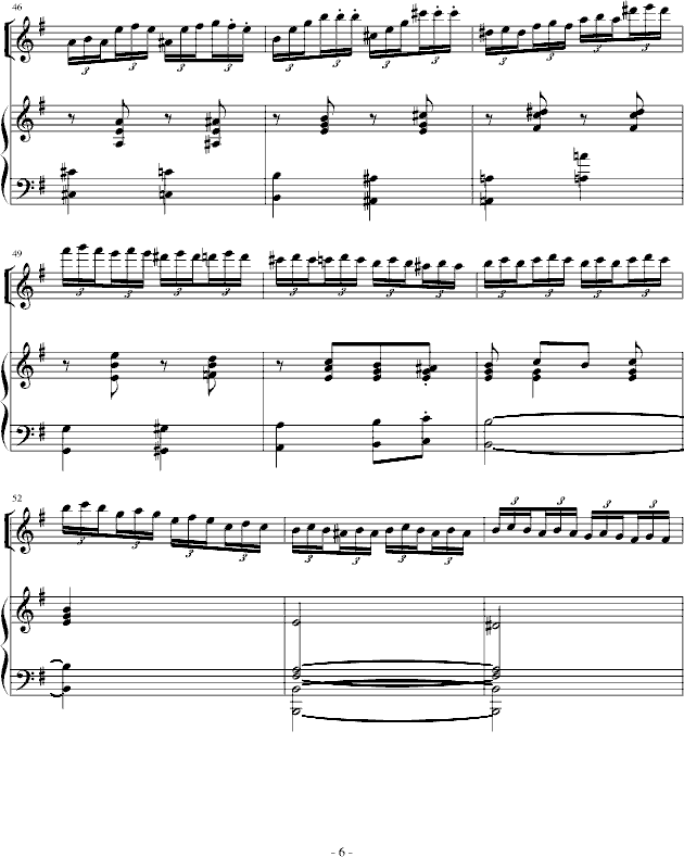 舒伯特的小提琴曲《蜜蜂》钢琴曲谱（图6）