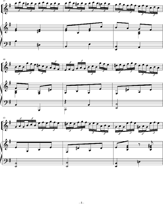 舒伯特的小提琴曲《蜜蜂》钢琴曲谱（图5）