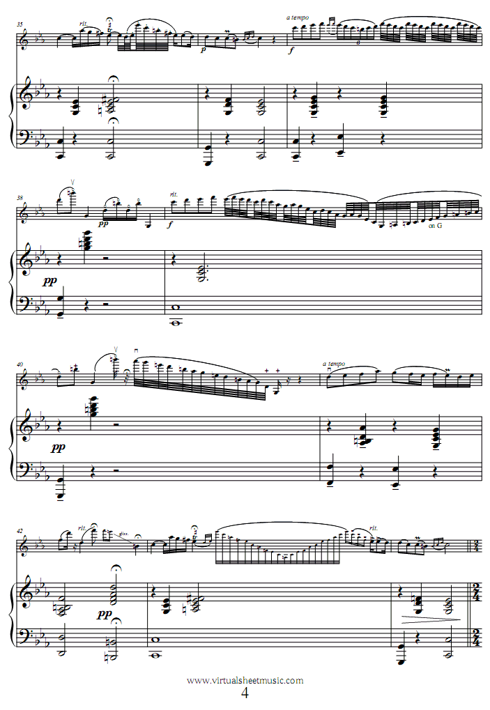 流浪者之歌钢琴曲谱（图4）