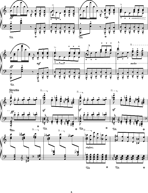 超凡练习曲无题第二首钢琴曲谱（图6）
