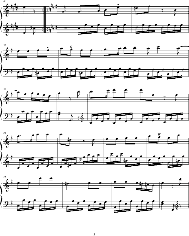 海顿钢琴奏鸣曲34-（终乐章）钢琴曲谱（图3）
