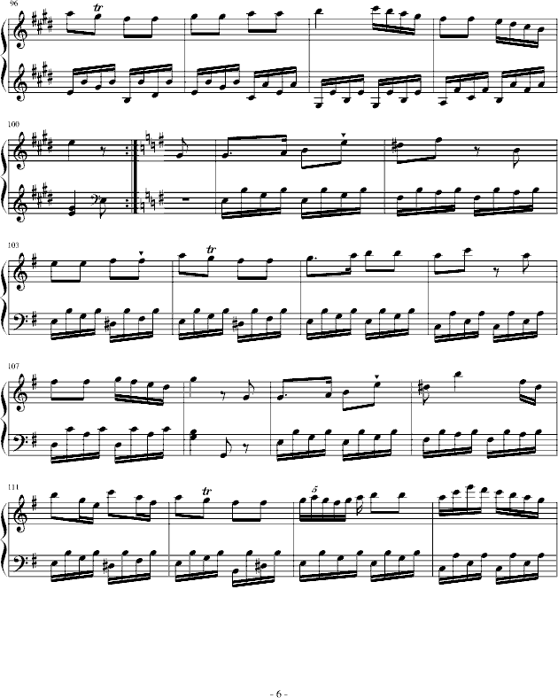 海顿钢琴奏鸣曲34-（终乐章）钢琴曲谱（图6）