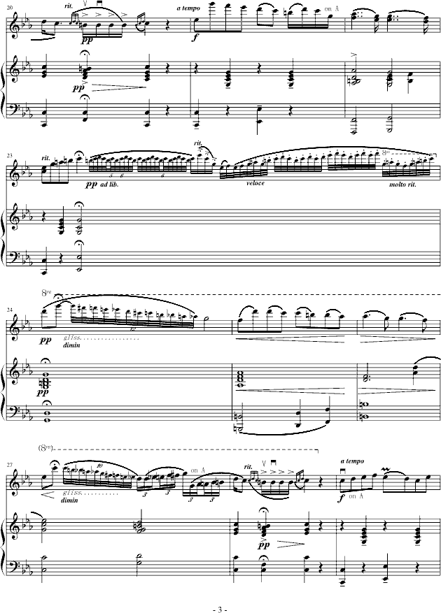 吉普赛之歌钢琴曲谱（图3）