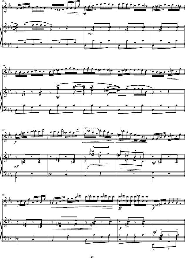 阳光照耀着塔什库尔干(钢琴+小提琴)钢琴曲谱（图15）