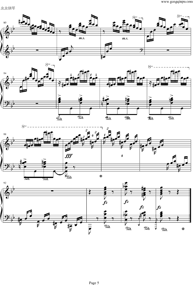 练习曲Op.72 No.2钢琴曲谱（图5）