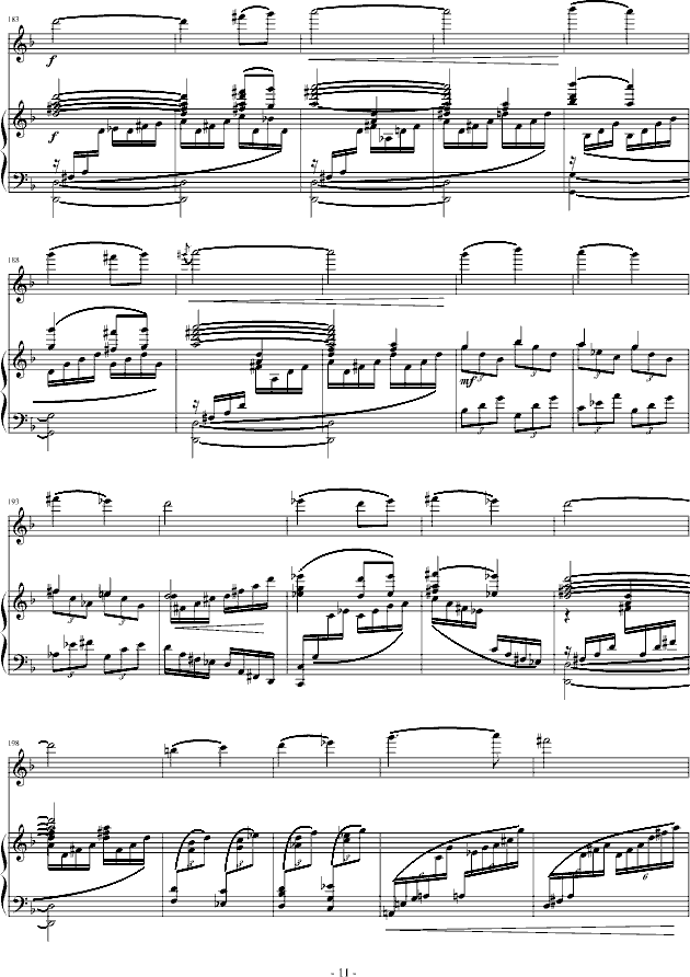 阳光照耀着塔什库尔干(钢琴+小提琴)钢琴曲谱（图11）