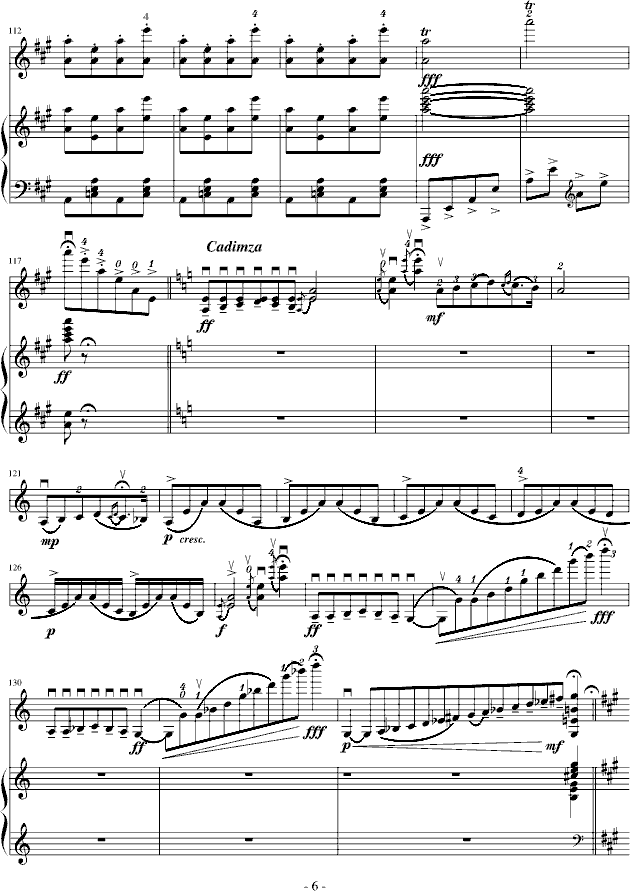 新疆之春钢琴曲谱（图6）