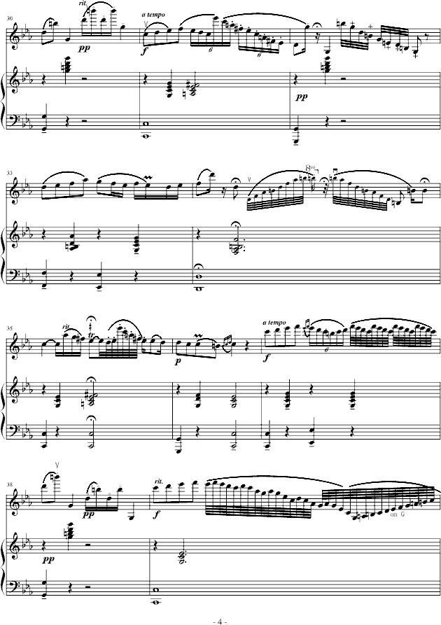 吉普赛之歌钢琴曲谱（图4）