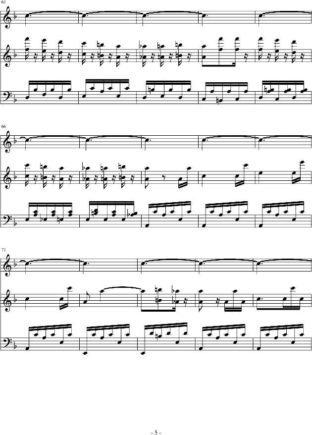 暴风雨-贝多芬钢琴曲谱（图5）