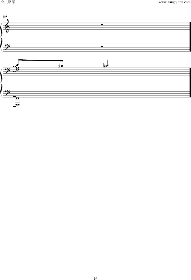 爵士双钢琴奏鸣曲第三乐章钢琴曲谱（图16）