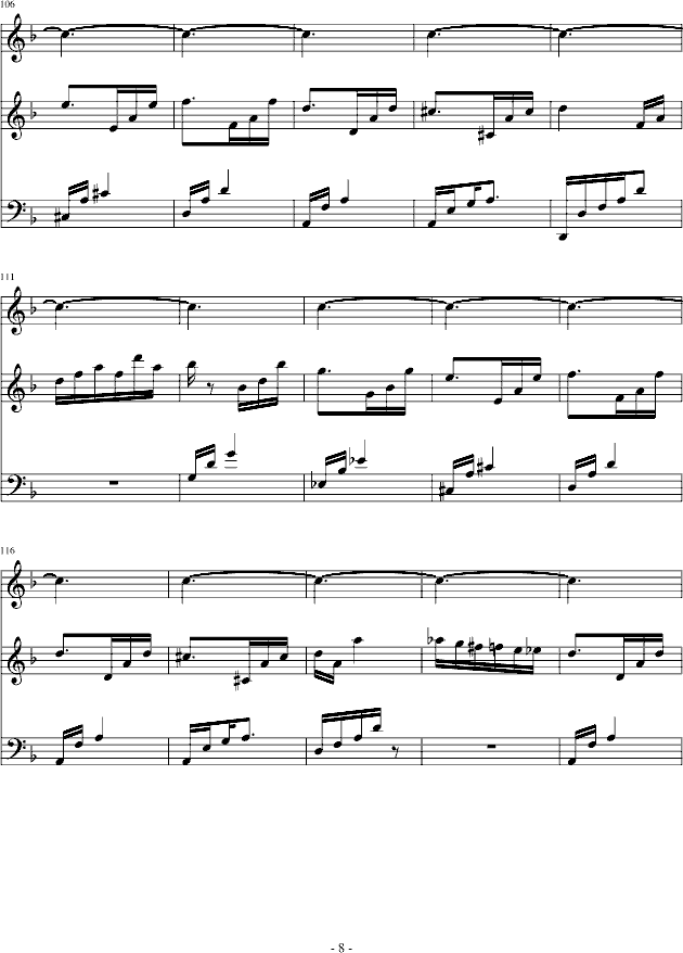 暴风雨-贝多芬钢琴曲谱（图8）