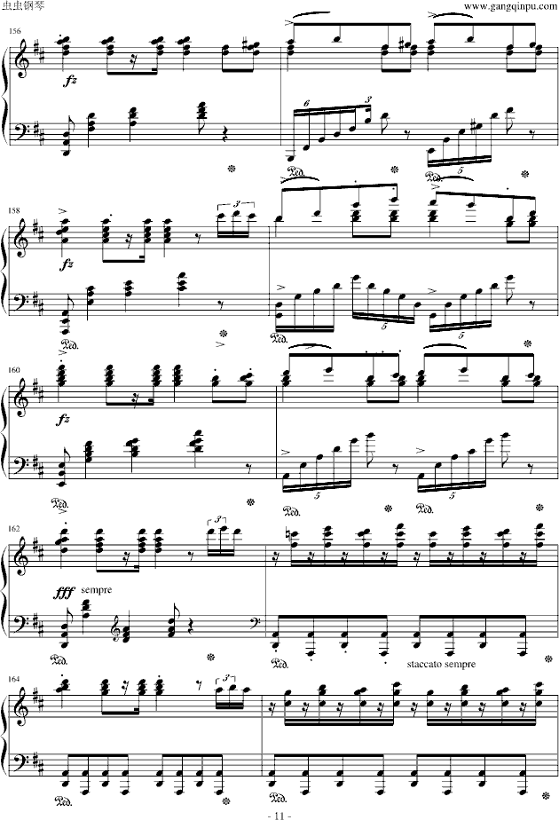 婚礼进行曲钢琴曲谱（图11）